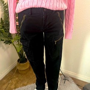 Black skinny Polo jeans